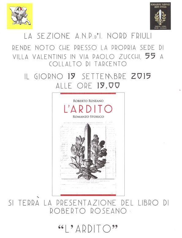 Invito Ardito Roseano Ardito Roseano 2015