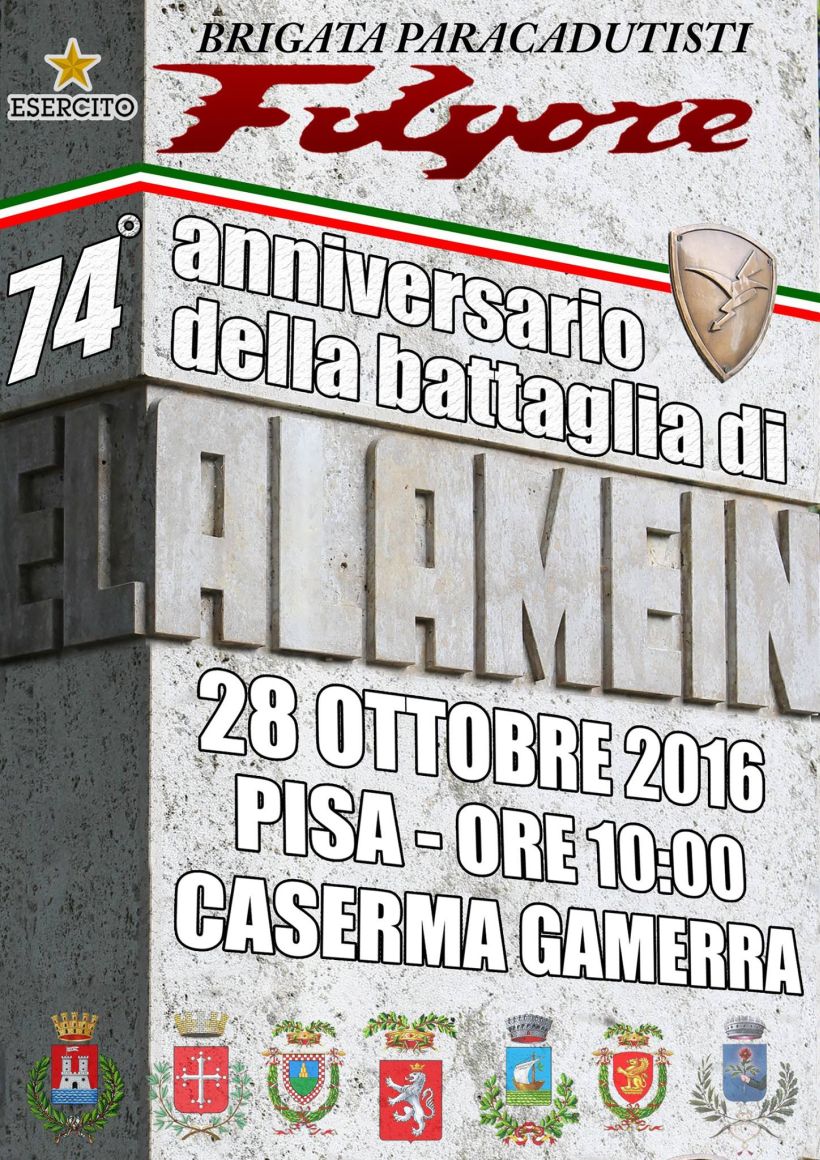 28 ottobre 2016 - 74° El Alamein - CAPAR Pisa