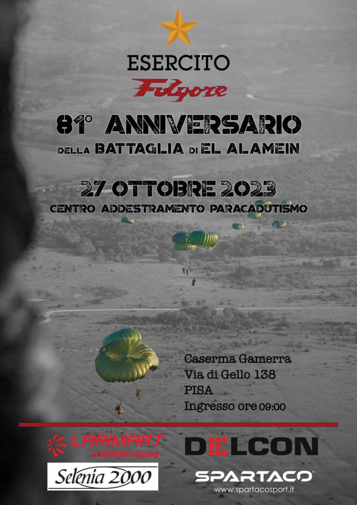 81° ANNIVERSARIO DELLA BATTAGLIA DI EL ALAMEIN
